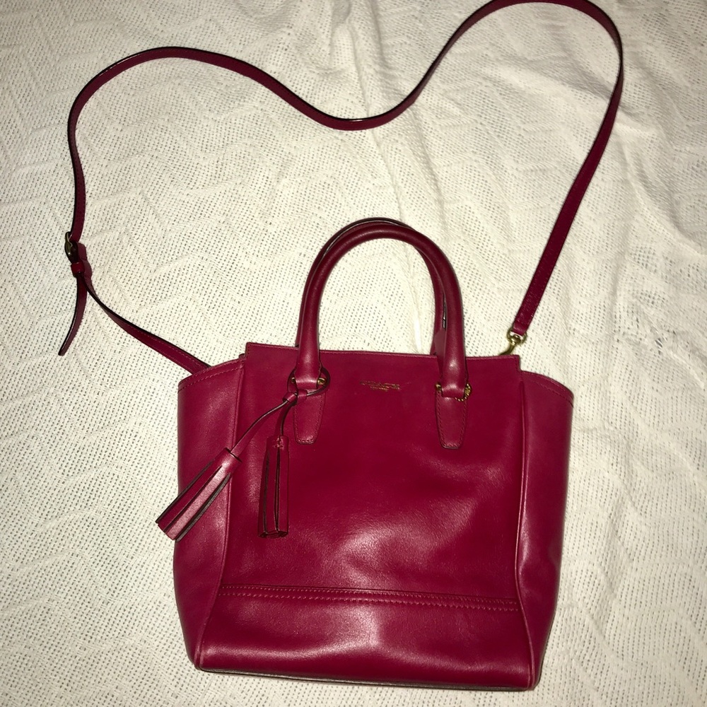 Burgundy Leather Purse